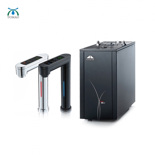 宮黛GD-600觸控式冷熱廚下型飲水機(黑/銀)，是款智慧型廚下飲水機